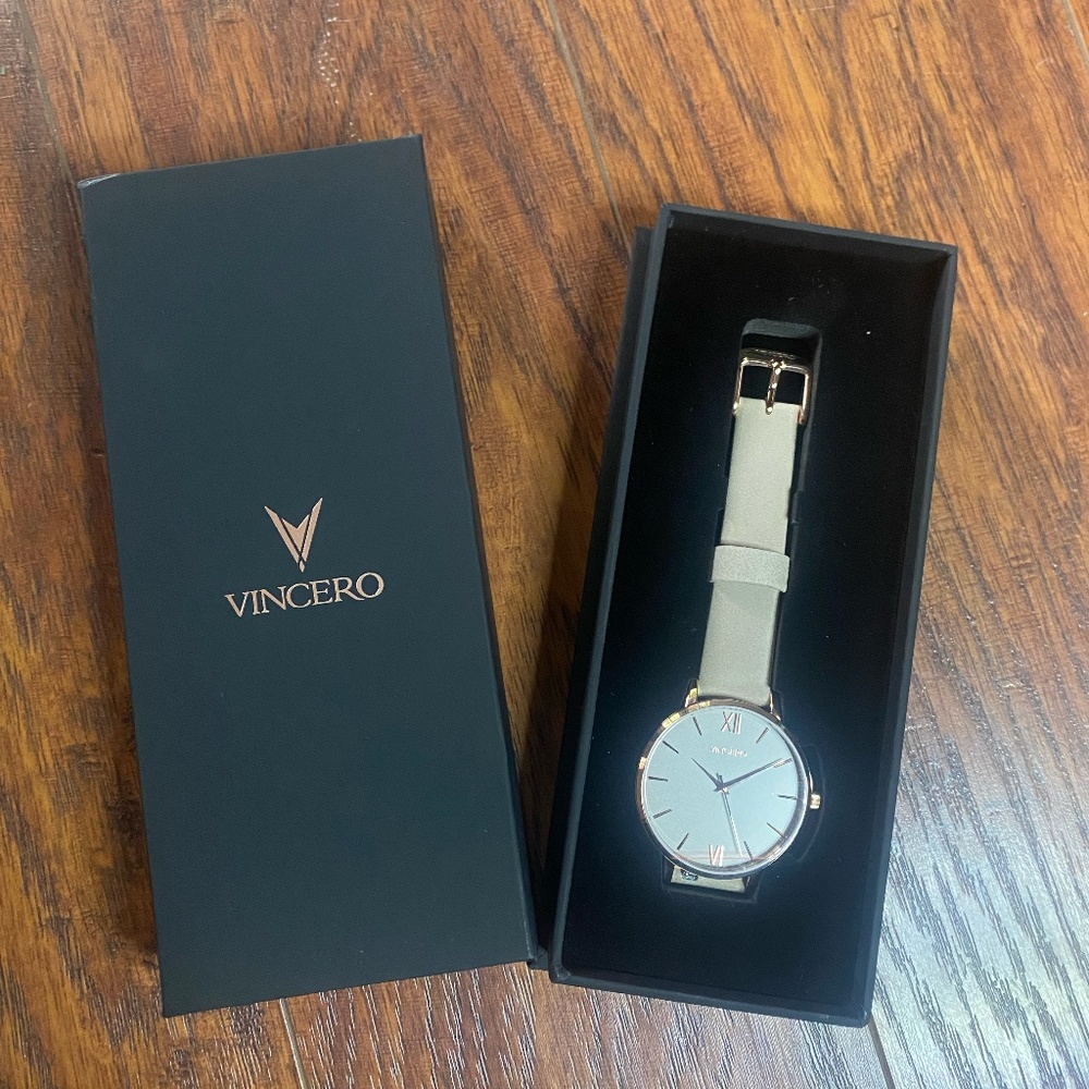 Vincero Rose and Taupe Watch NEVER WORN